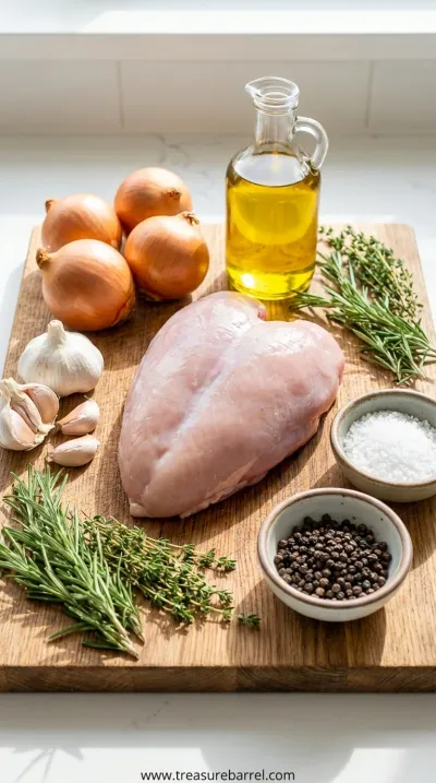 Roast Turkey Recipe: Perfectly Cooked Holiday Meal - ingredients preparation