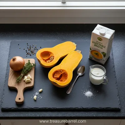 Roasted Butternut Squash Soup Recipe - cooking process