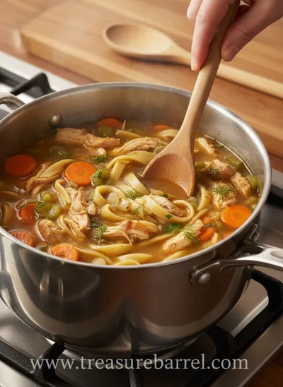 Roasted Chicken Noodle Soup – Easy From‑Scratch Recipe - ingredients preparation
