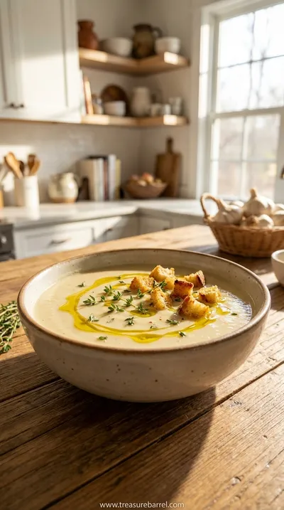 Easy Roasted Garlic Soup: Cozy Comfort Recipe