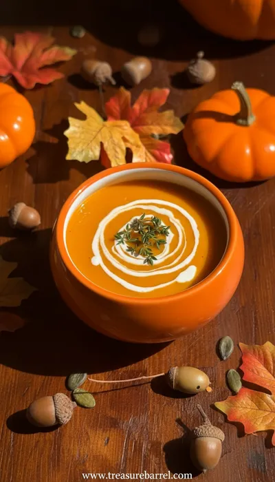 Roasted Pumpkin and Tomato Soup - ready to serve