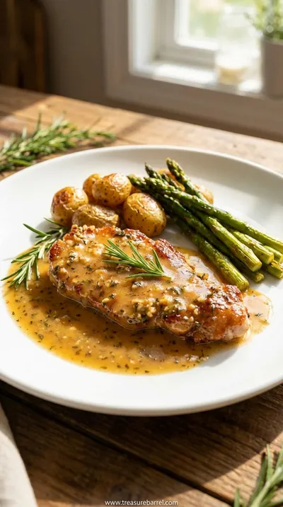 Rosemary Garlic Butter Pork Chops: Savory Comfort Food - ready to serve