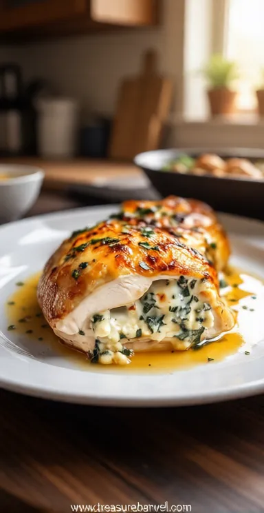 Easy Gourmet Ruth's Chris Stuffed Chicken