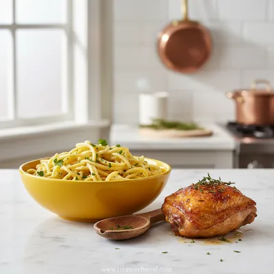 Savory One-Pan Chicken With Buttered Noodles