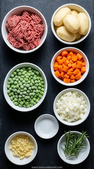 Easy Shepherd's Pie Casserole: Classic Comfort Food - ingredients preparation