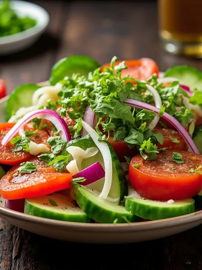 Easy Shirazi Salad Recipe