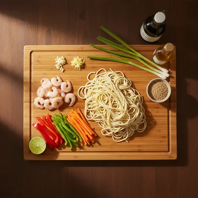 Shrimp Lo Mein – Quick, Tasty Takeout‑Style Noodles - cooking process