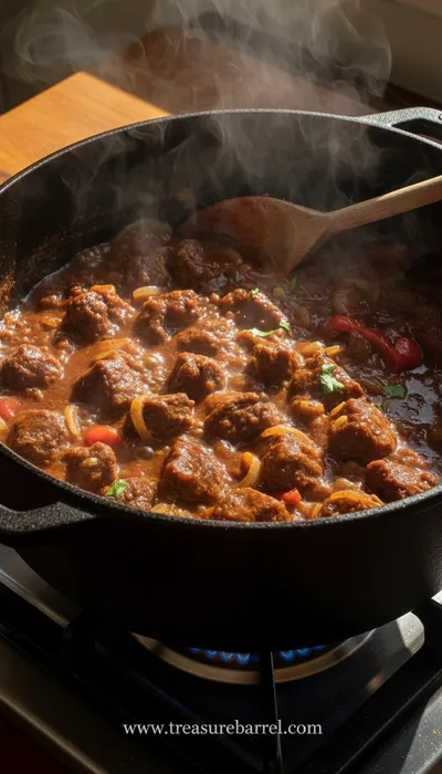 Slow-Cooked Beef Goulash - ingredients preparation