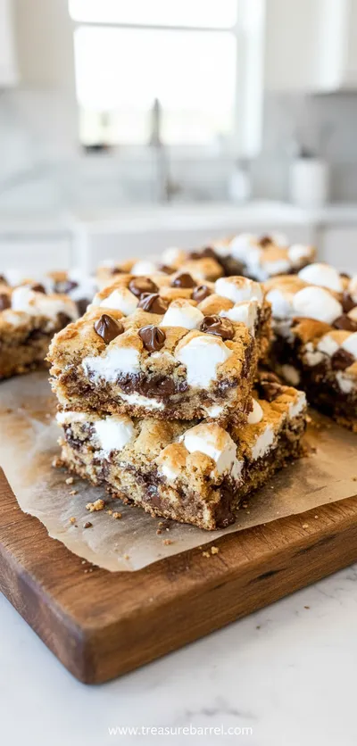 Smores Cookie Bars – Easy Cozy Treat