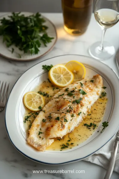 Sole Meunière: A Classic French Seafood Recipe - ready to serve