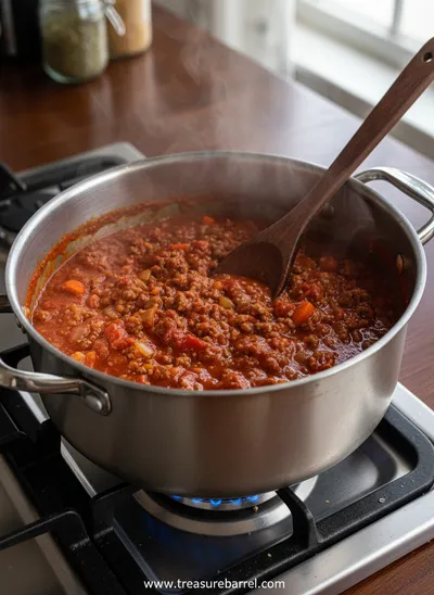 Freezer Friendly Spaghetti Bolognese - ingredients preparation