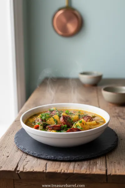 Spanish Potato Soup with Beef Sausage – 40‑Minute Recipe