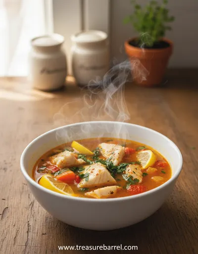 Spicy Lemon Fish Soup Recipe