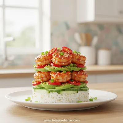 Spicy Shrimp Sushi Stacks – Quick Comfort