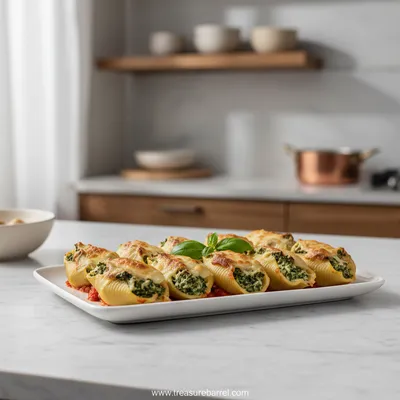 Spinach and Ricotta Stuffed Shells – Easy Healthy Dinner