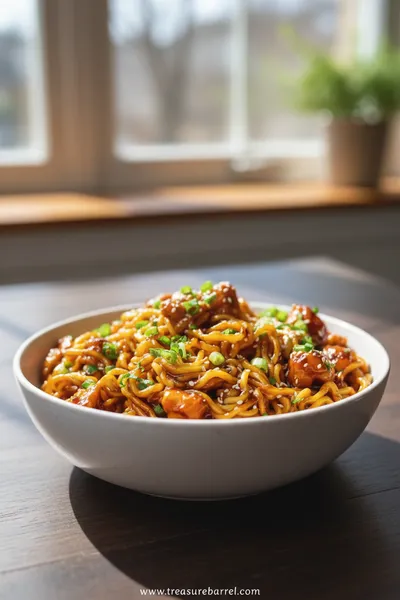 Sticky Garlic Chicken Noodles: Easy Weeknight Dinner