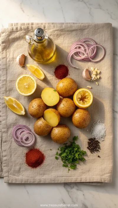 Sumac Potato Salad – Fresh, Tangy Side - cooking process