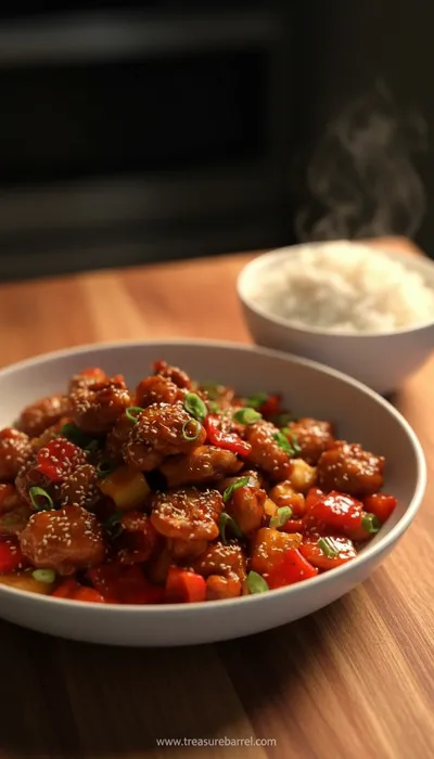 Easy Sweet And Sour Chicken Recipe - ready to serve
