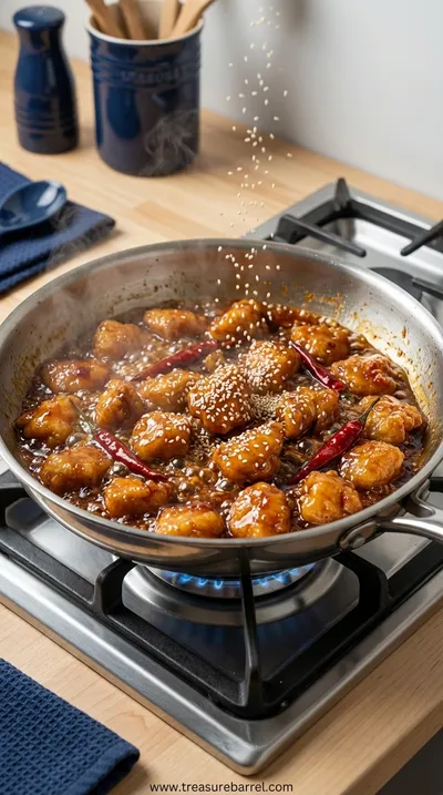 Irresistible Sweet Chili Chicken Recipe - Quick & Easy - cooking process