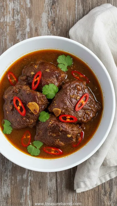 Tender Beef Shoulders With Coconut Water