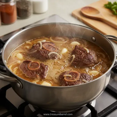Tender Beef Shoulders With Coconut Water - ingredients preparation