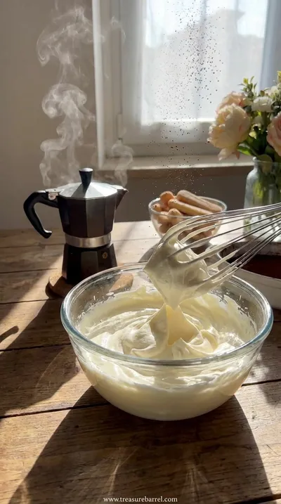 Italian Tiramisu Recipe: Easy Homemade Dessert - cooking process