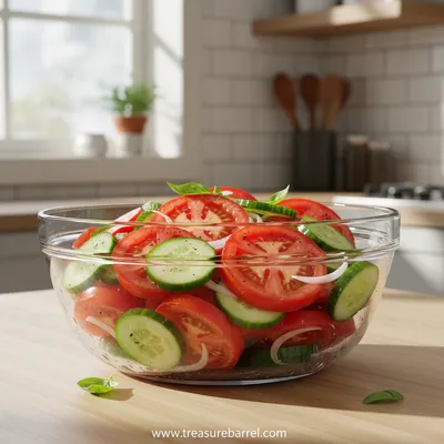Tomato Cucumber Onion Salad