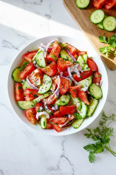 Tomato Cucumber Salad – Fresh Summer Recipe