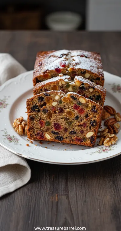 Traditional Fruitcake Recipe That Stays Moist - ready to serve