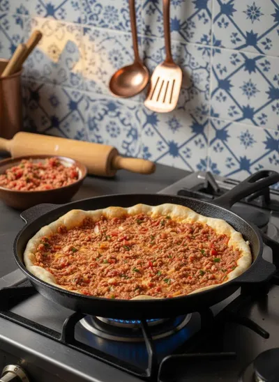 Turkish Lahmacun – Tasty Pizza Night Twist - ingredients preparation