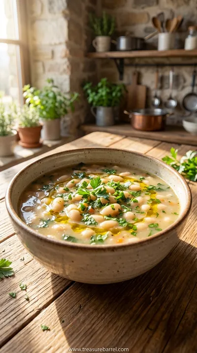 Hearty Tuscan White Bean Soup Recipe