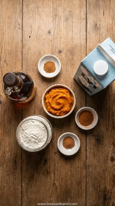 Vegan Pumpkin Spice Cake: Easy Plant-Based Recipe - ingredients preparation