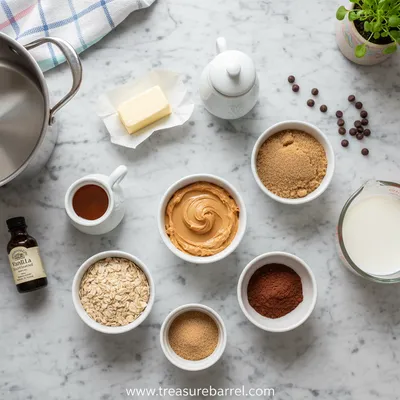 Vintage No-Bake Cookies - cooking process