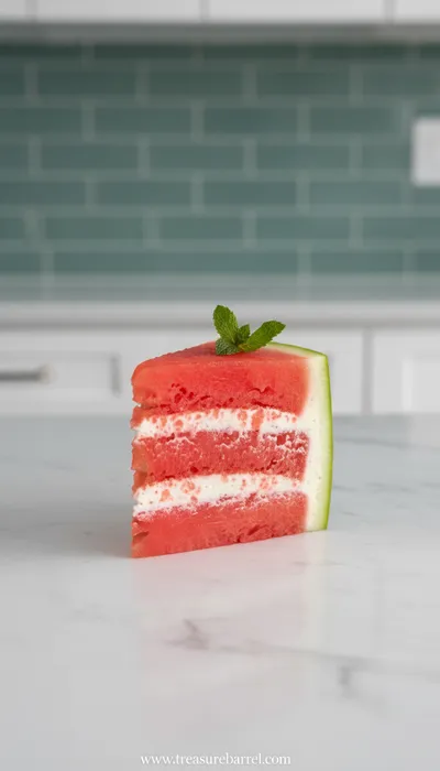 Watermelon Cake – Light Summer Dessert