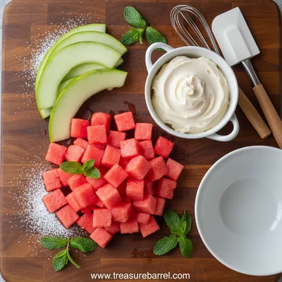 Watermelon Cake – Light Summer Dessert - cooking process