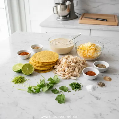 Easy White Chicken Enchiladas – Ready in 30 Minutes - cooking process