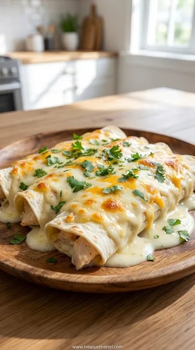 Easy White Chicken Enchiladas – Ready in 30 Minutes