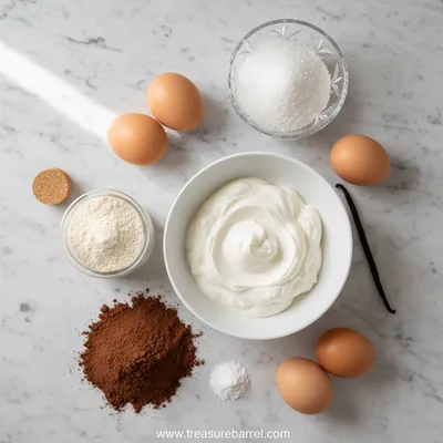 Zero Sugar Brownies with Greek Yogurt - cooking process
